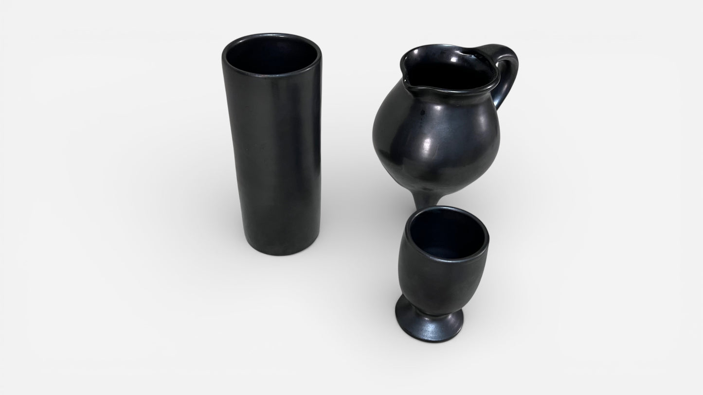French Pottery set in the style of Georges Jouve