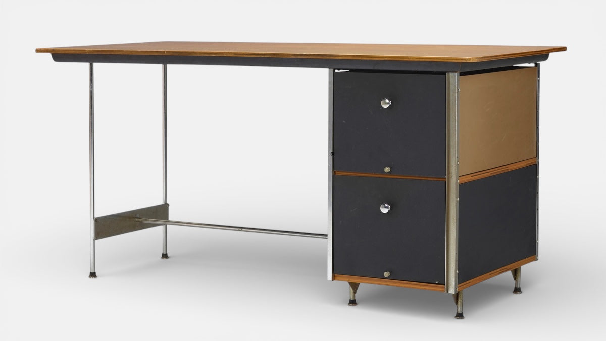 Eames Desk Unit (EDU - 2nd Generation) by Ray and Charles Eames for Herman Miller