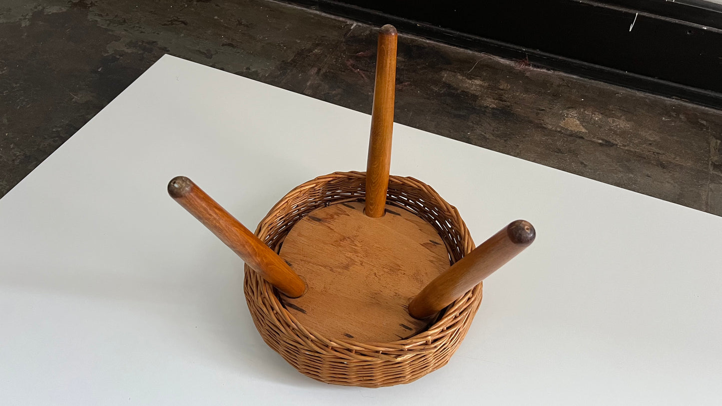 Tripod Stool attributed to Tony Paul