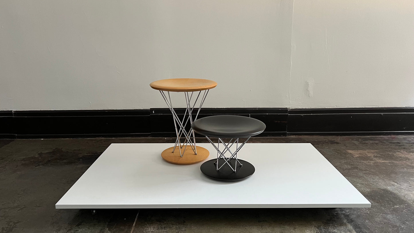 Tall Rocking Stool by Isamu Noguchi reissued by Vitra