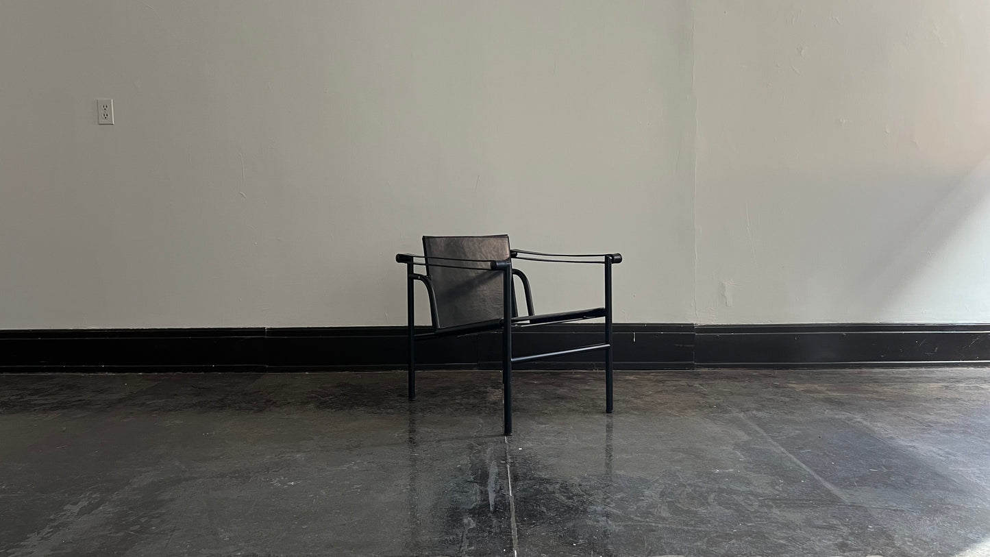 LC1 Chairs by Le Corbusier, Pierre Jeanneret, and Charlotte Perriand for Cassina (Pair)