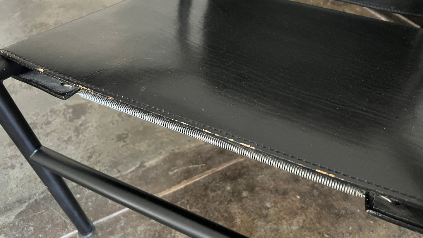 LC1 Chairs by Le Corbusier, Pierre Jeanneret, and Charlotte Perriand for Cassina (Pair)