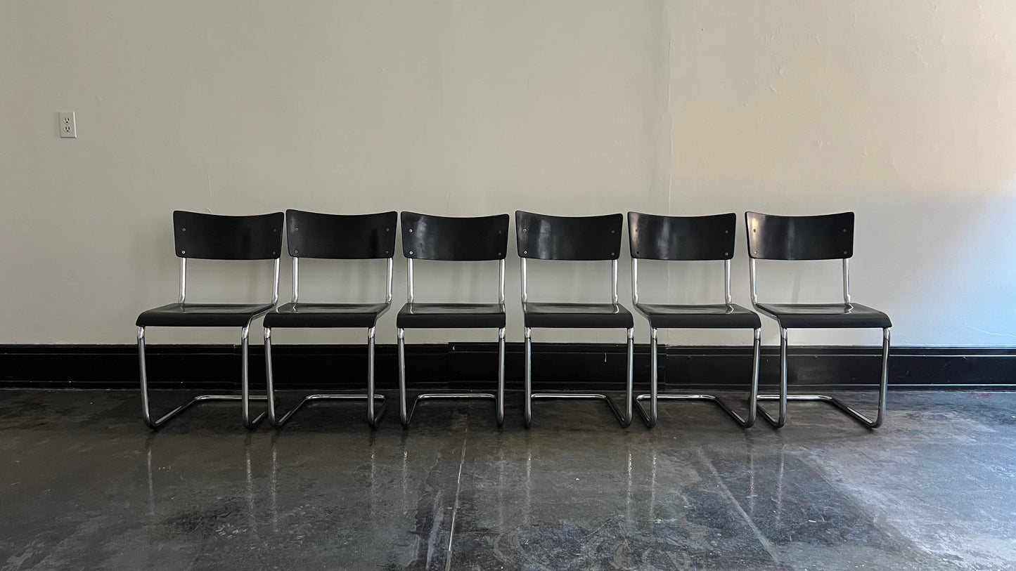 S43 Dining Chairs by Mart Stam for Thonet (set of 6)