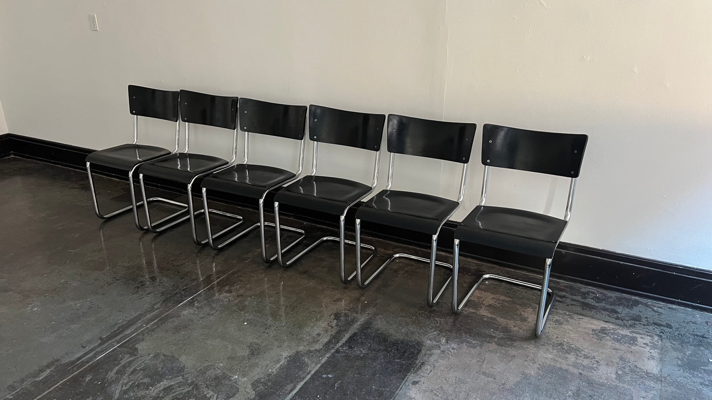 S43 Dining Chairs by Mart Stam for Thonet (set of 6)