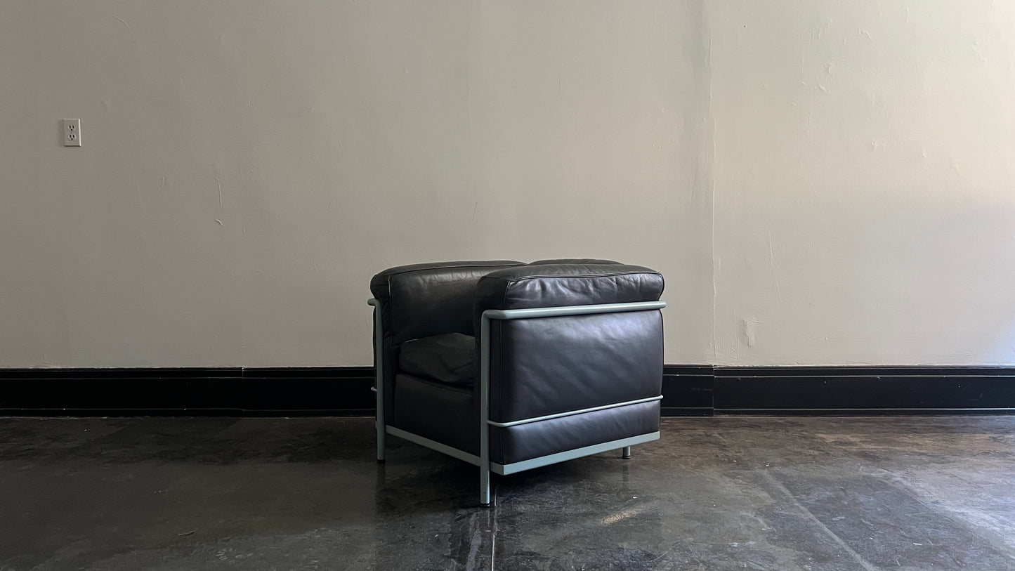 LC2 Club Chair by Le Corbusier, Pierre Jeanneret, and Charlotte Perriand for Cassina