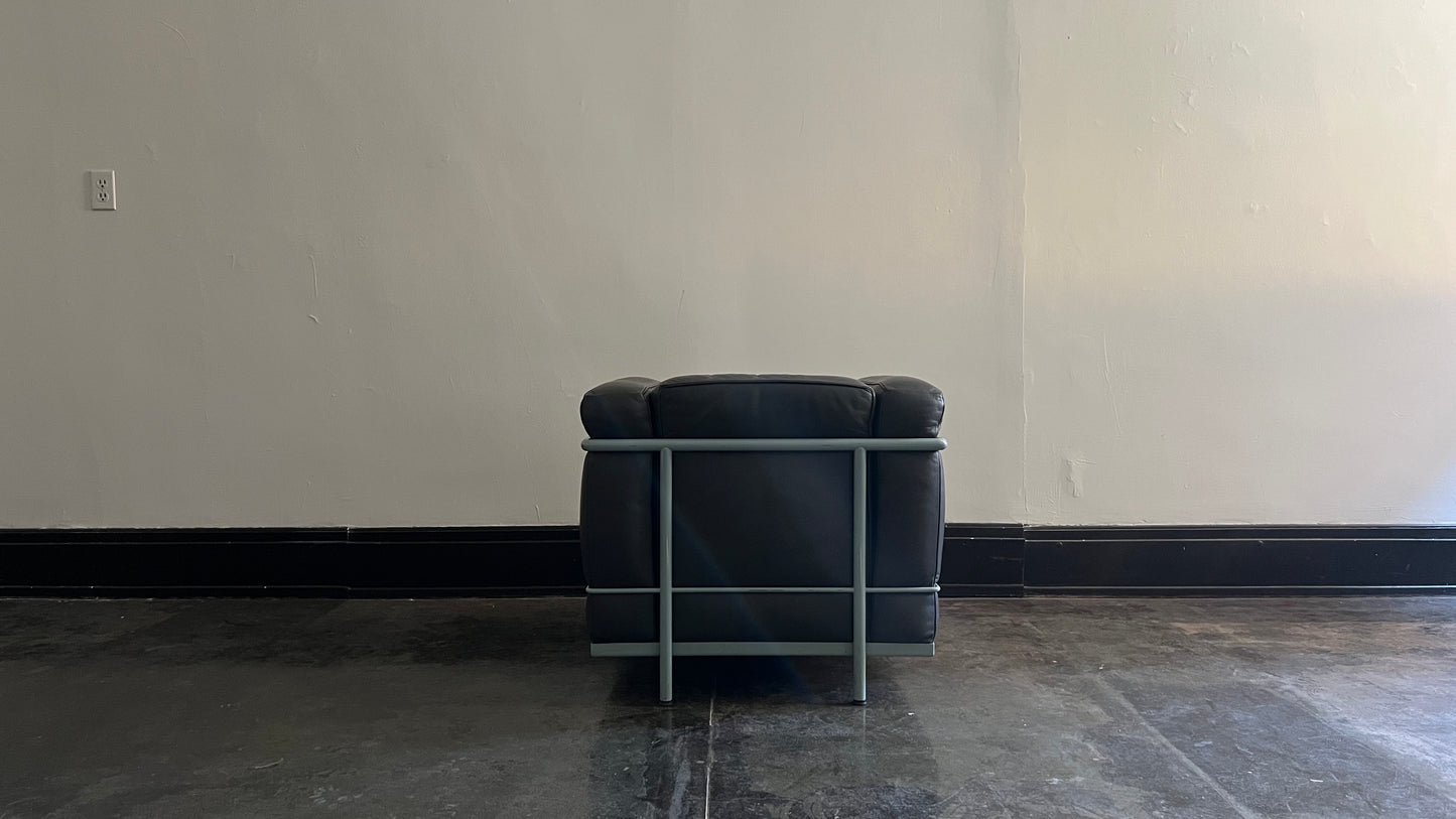 LC2 Club Chair by Le Corbusier, Pierre Jeanneret, and Charlotte Perriand for Cassina