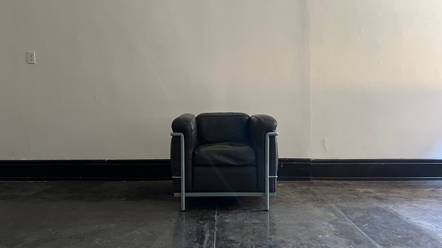 LC2 Club Chair by Le Corbusier, Pierre Jeanneret, and Charlotte Perriand for Cassina