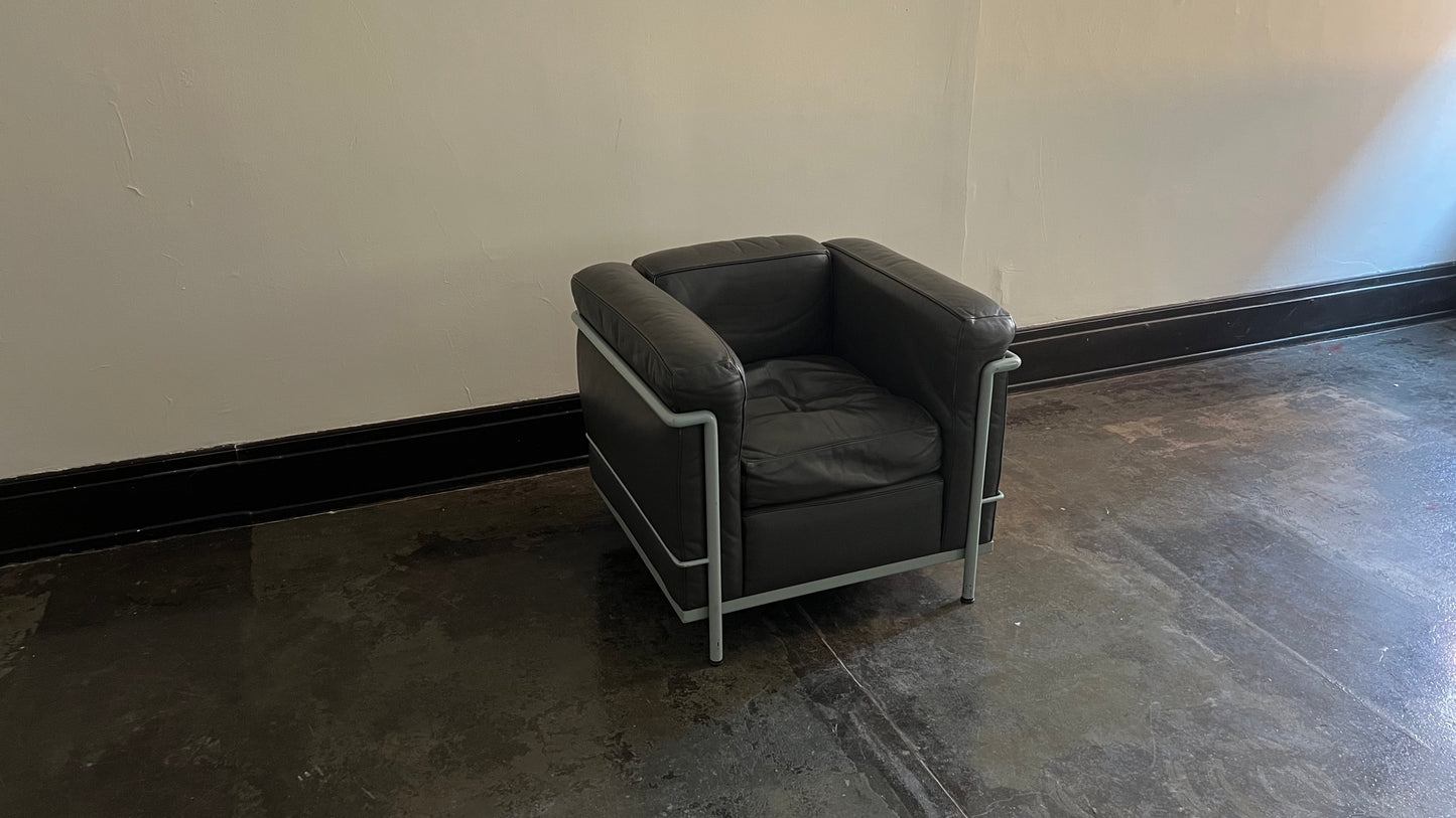 LC2 Club Chair by Le Corbusier, Pierre Jeanneret, and Charlotte Perriand for Cassina