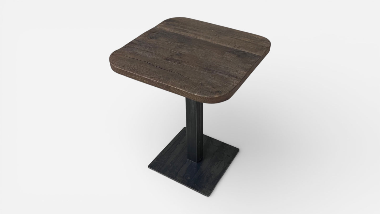 Reclaimed Oak French Bistro Table #1