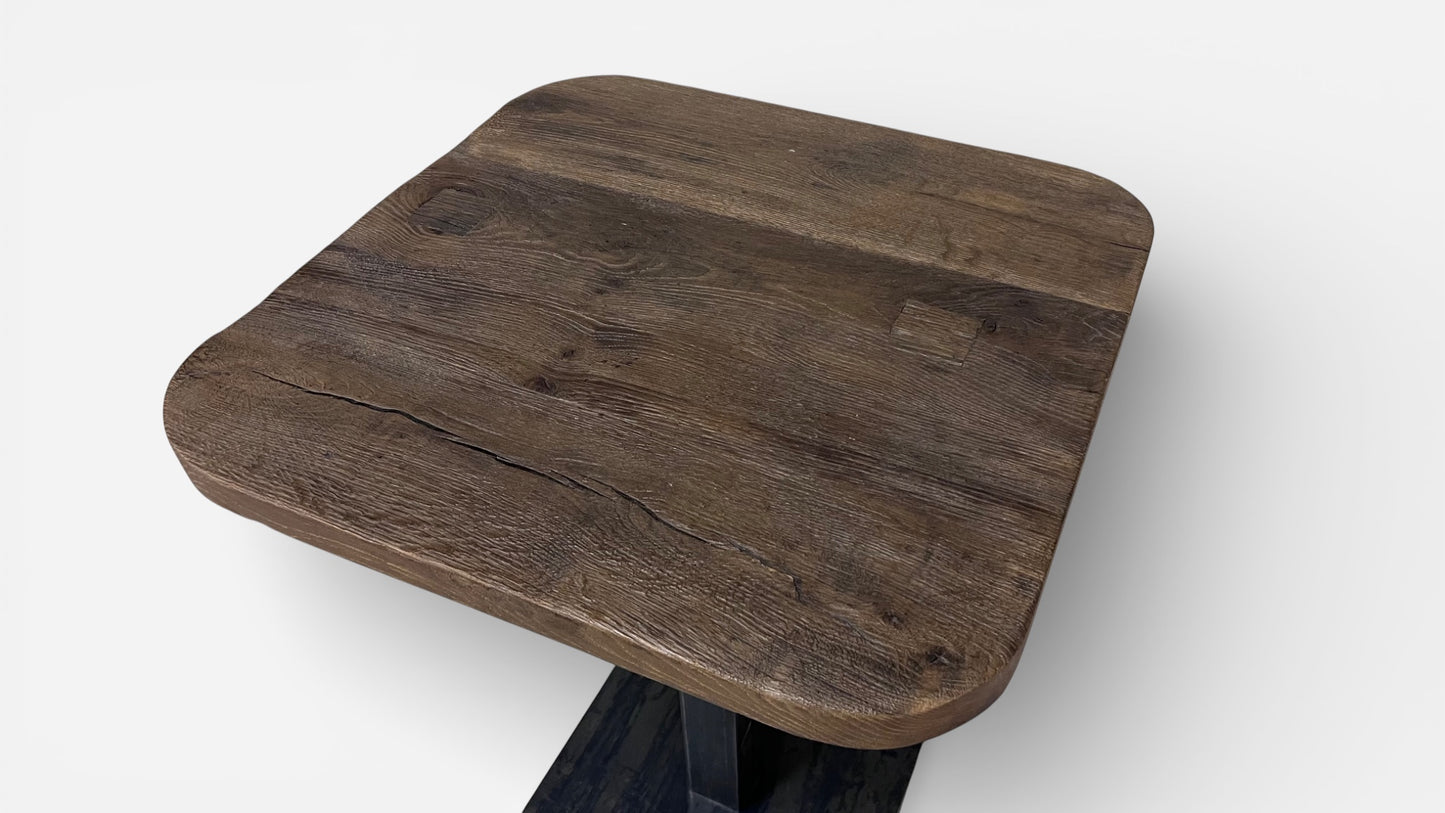 Reclaimed Oak French Bistro Table #1
