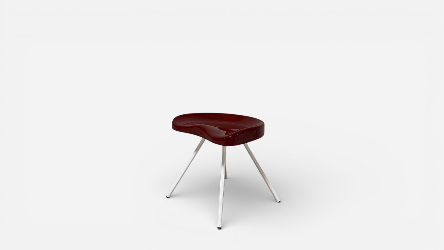 Prouvé Raw Tabouret 307 Stool by Jean Prouvé and G Star Raw for Vitra