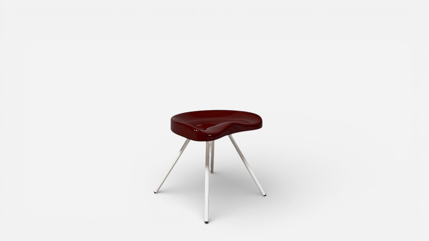 Prouvé Raw Tabouret 307 Stool by Jean Prouvé and G Star Raw for Vitra