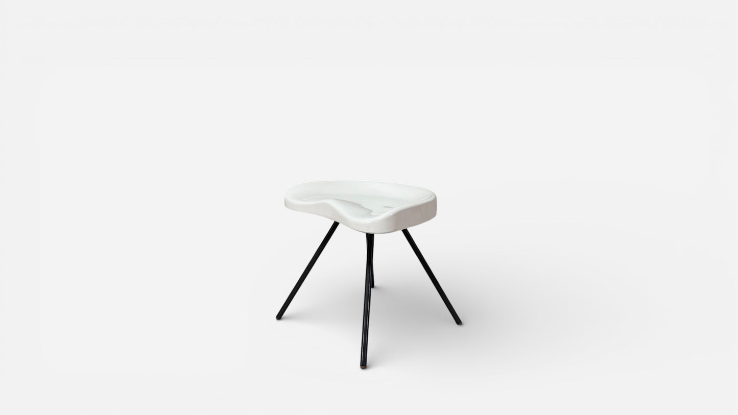 Prouvé Raw Tabouret 307 Stool by Jean Prouvé and G Star Raw for Vitra