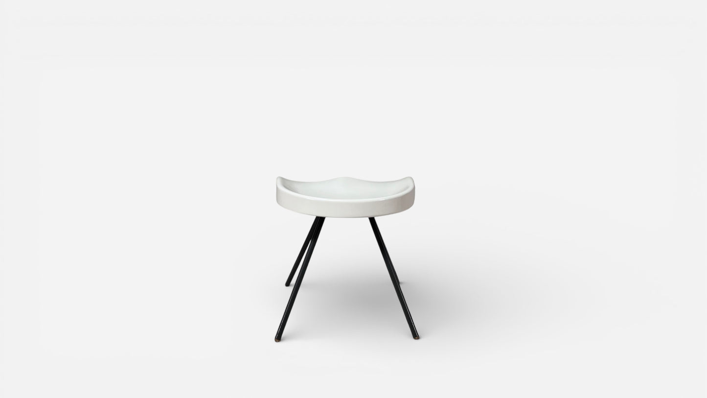 Prouvé Raw Tabouret 307 Stool by Jean Prouvé and G Star Raw for Vitra