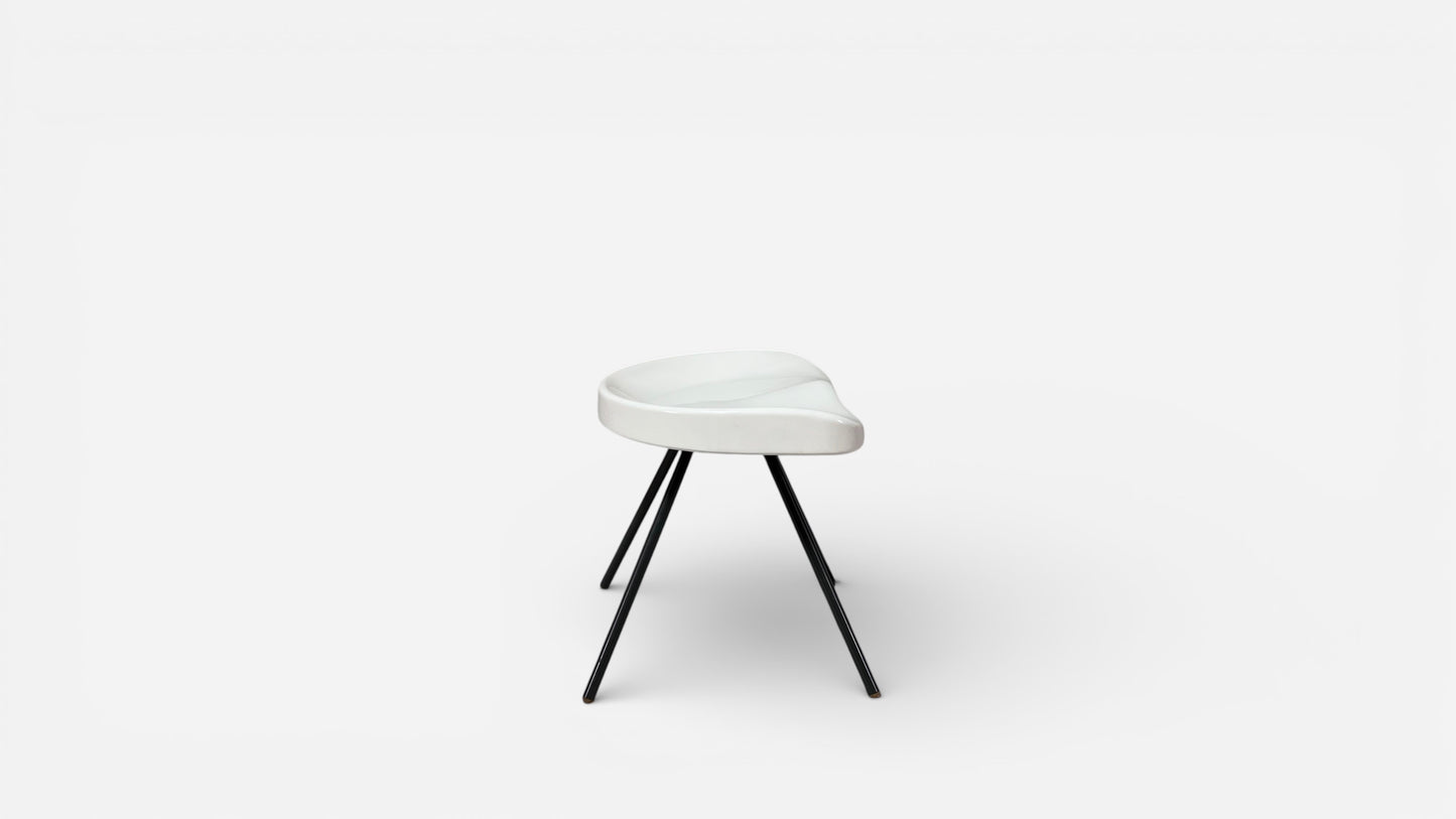 Prouvé Raw Tabouret 307 Stool by Jean Prouvé and G Star Raw for Vitra
