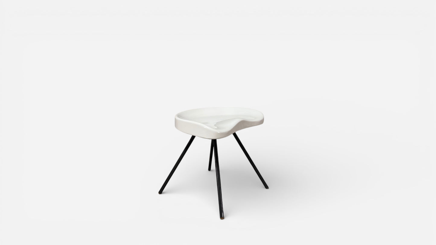 Prouvé Raw Tabouret 307 Stool by Jean Prouvé and G Star Raw for Vitra