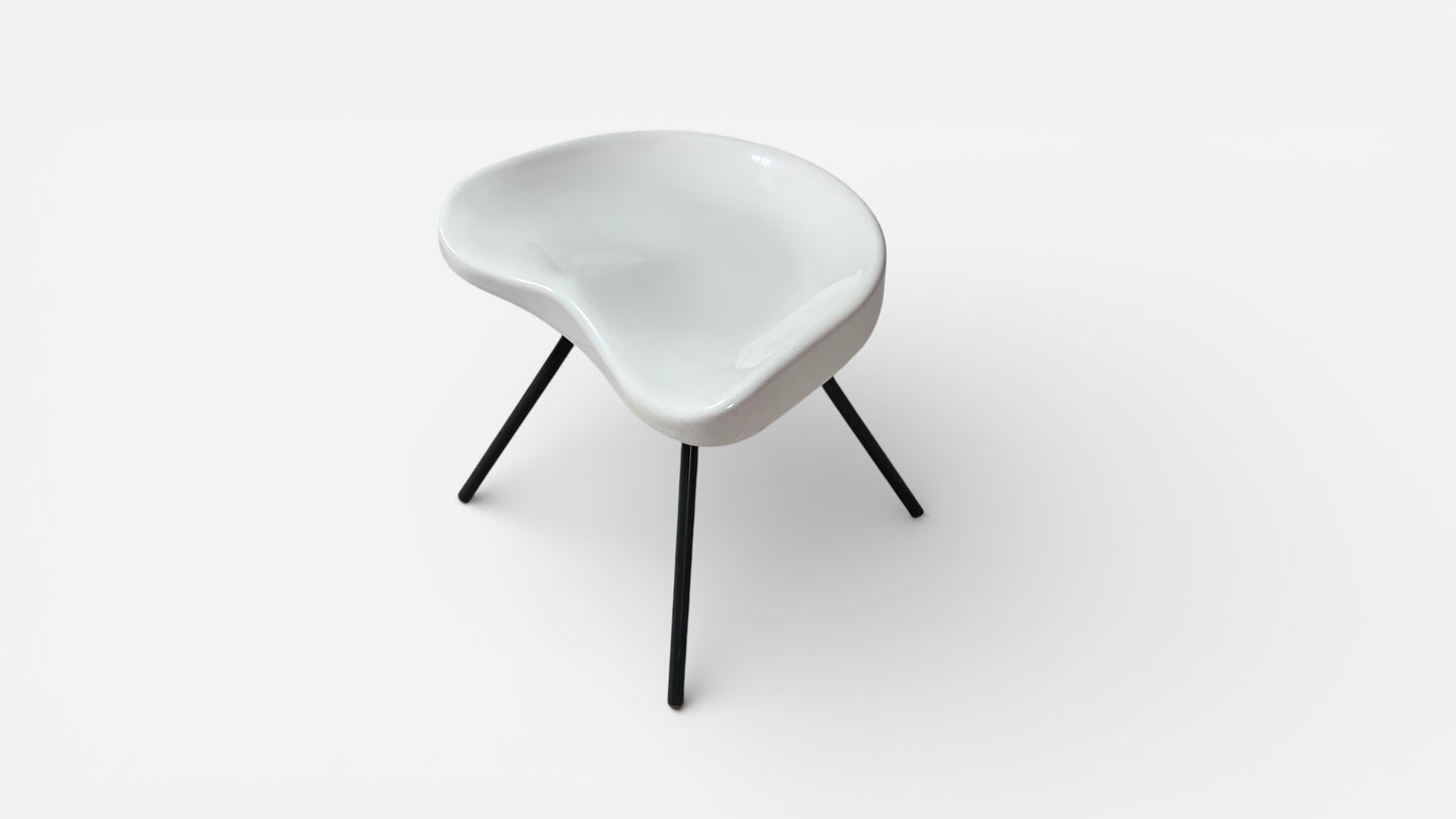 Prouvé Raw Tabouret 307 Stool by Jean Prouvé and G Star Raw for Vitra