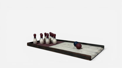 Folk Art Table Top Bowling Set