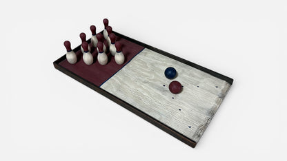 Folk Art Table Top Bowling Set