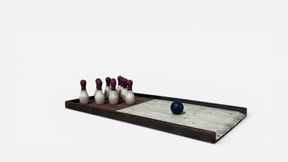 Folk Art Table Top Bowling Set