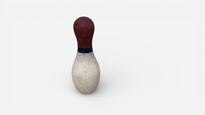 Folk Art Table Top Bowling Set
