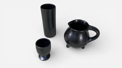 French Pottery in the manner of Georges Jouve