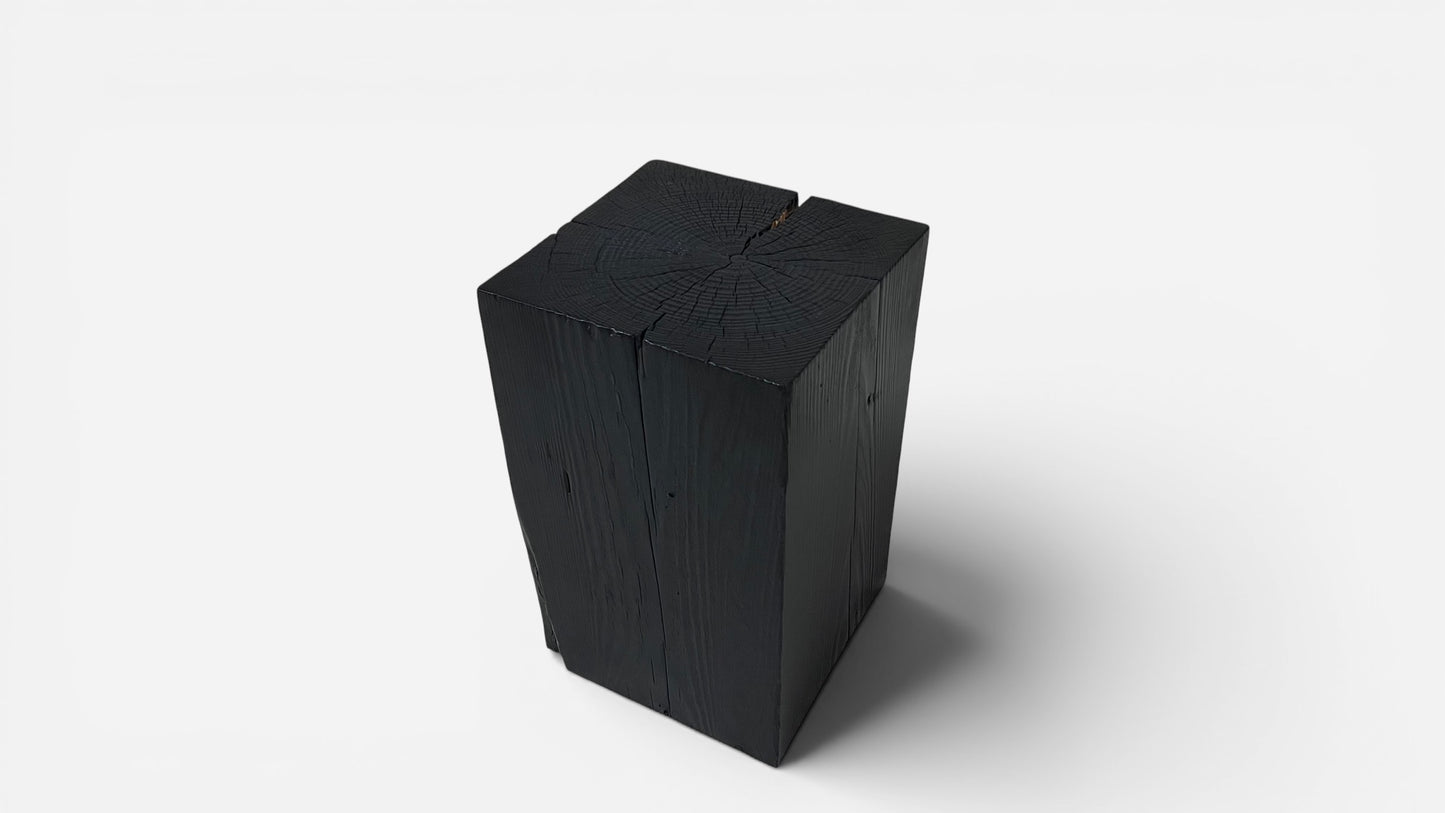 Shou Sugi Ban Pedestal