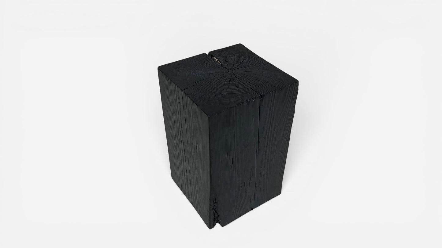 Shou Sugi Ban Pedestal
