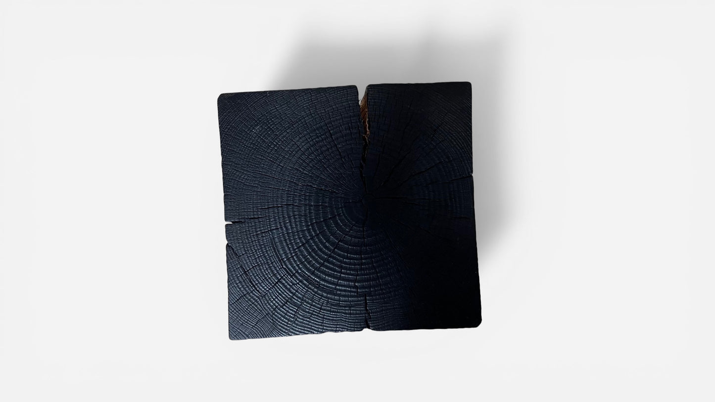Shou Sugi Ban Pedestal