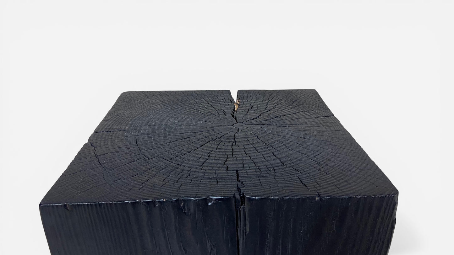 Shou Sugi Ban Pedestal