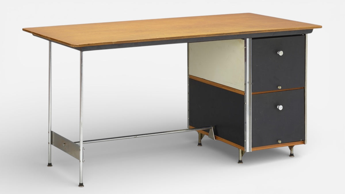 Eames Desk Unit (EDU - 2nd Generation) by Ray and Charles Eames for Herman Miller
