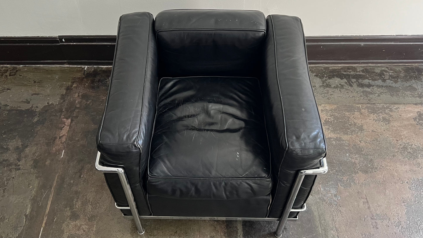 LC2 Club Chair by Le Corbusier, Pierre Jeanneret, and Charlotte Perriand for Cassina (2 of 2)