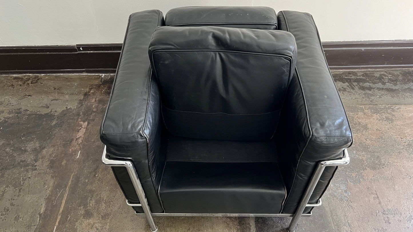 LC2 Club Chair by Le Corbusier, Pierre Jeanneret, and Charlotte Perriand for Cassina (2 of 2)