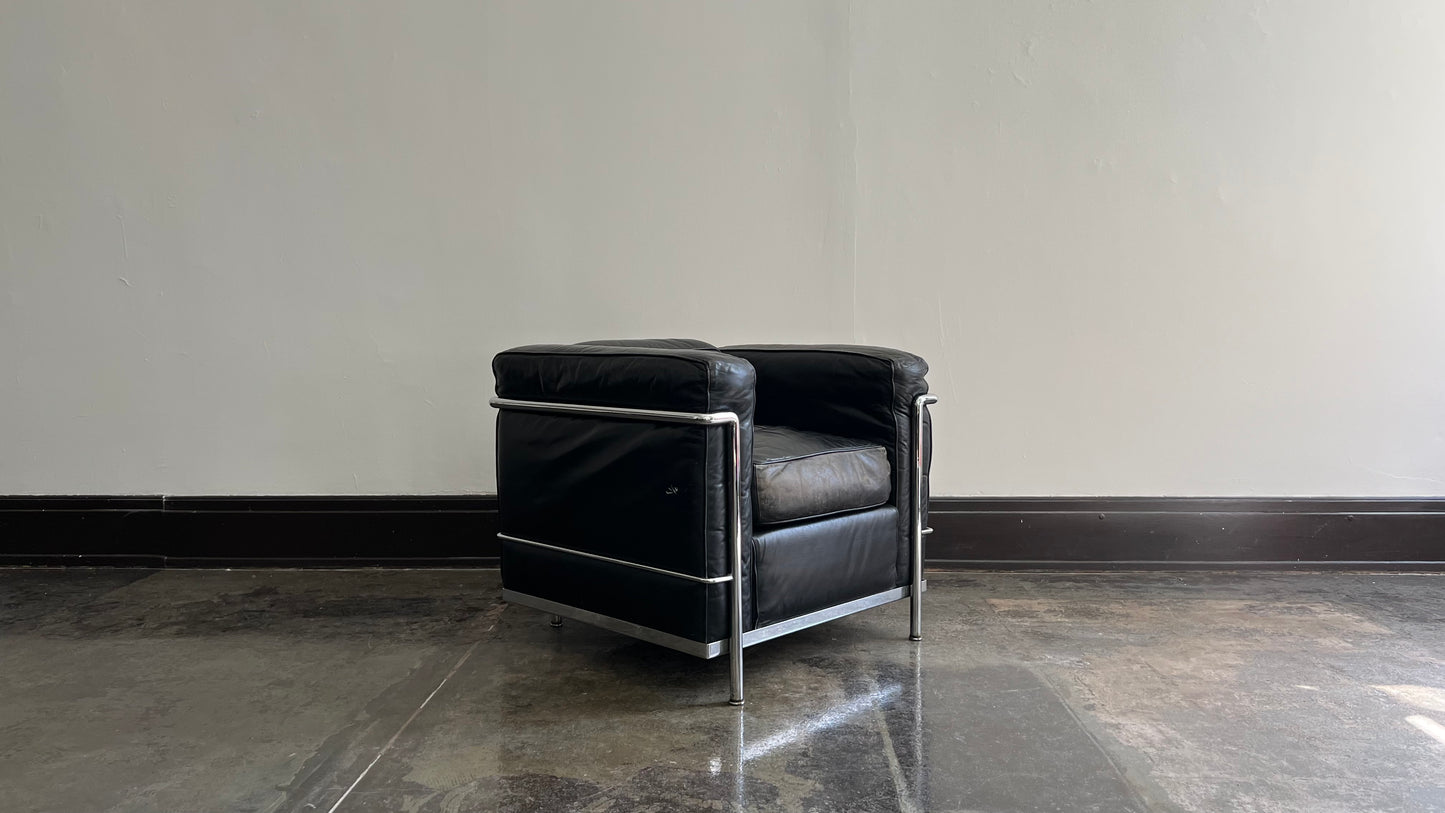 LC2 Club Chair by Le Corbusier, Pierre Jeanneret, and Charlotte Perriand for Cassina (1 of 2)