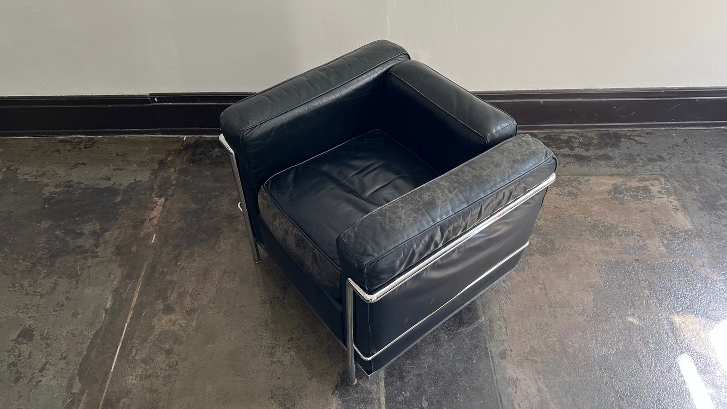 LC2 Club Chair by Le Corbusier, Pierre Jeanneret, and Charlotte Perriand for Cassina (1 of 2)