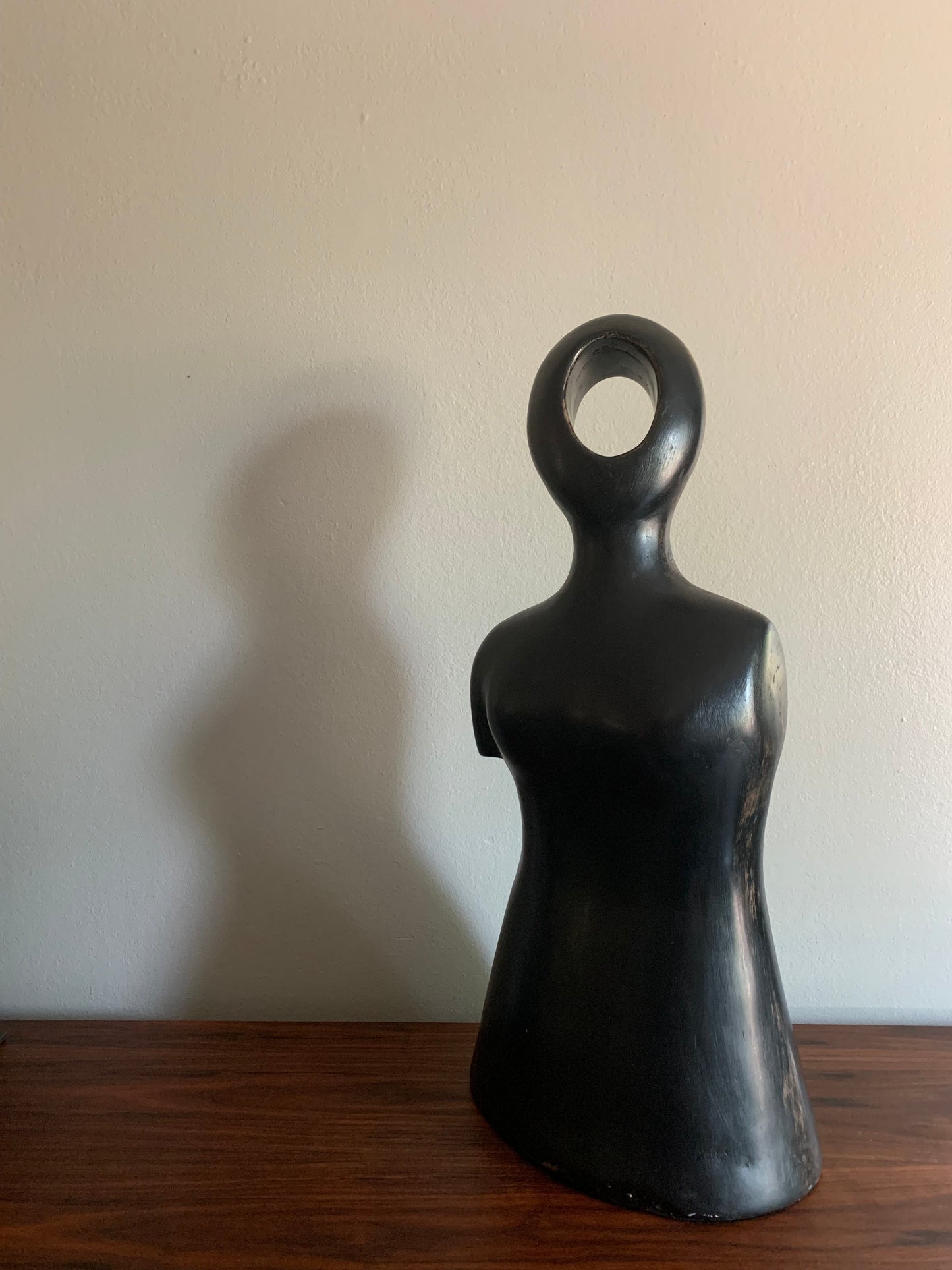 "Theos" Black Line Sculpture by Yuri Zatarain (2010)