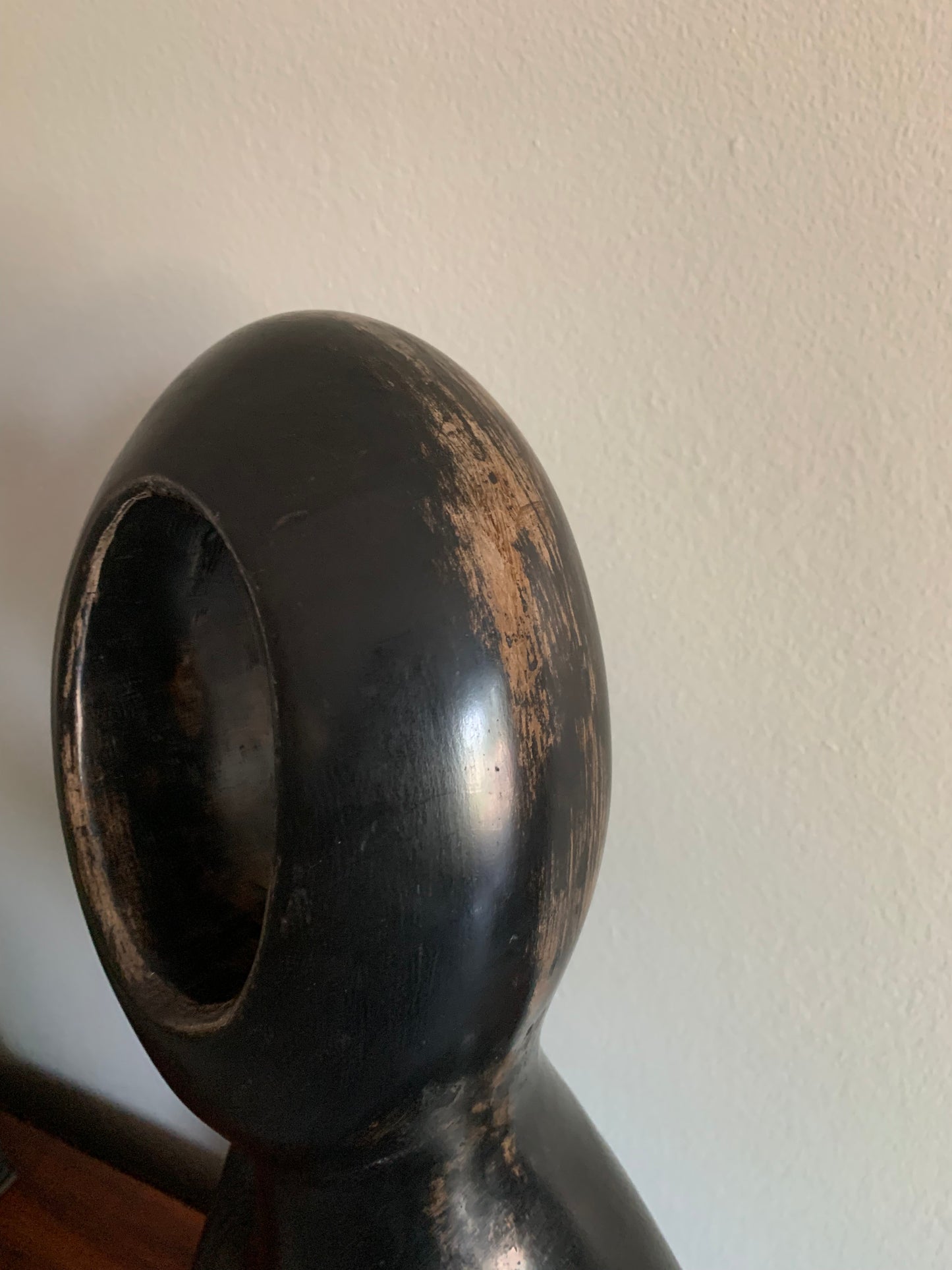 "Theos" Black Line Sculpture by Yuri Zatarain (2010)