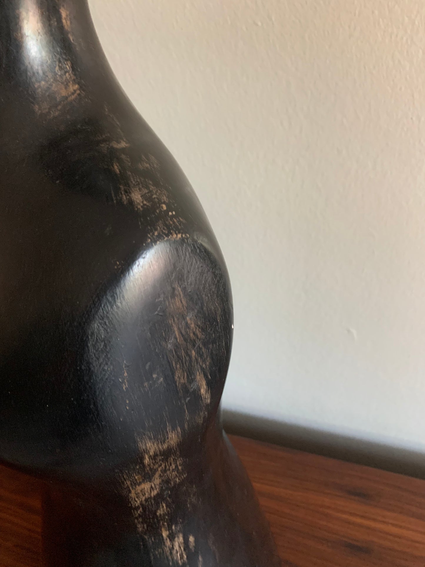 "Theos" Black Line Sculpture by Yuri Zatarain (2010)