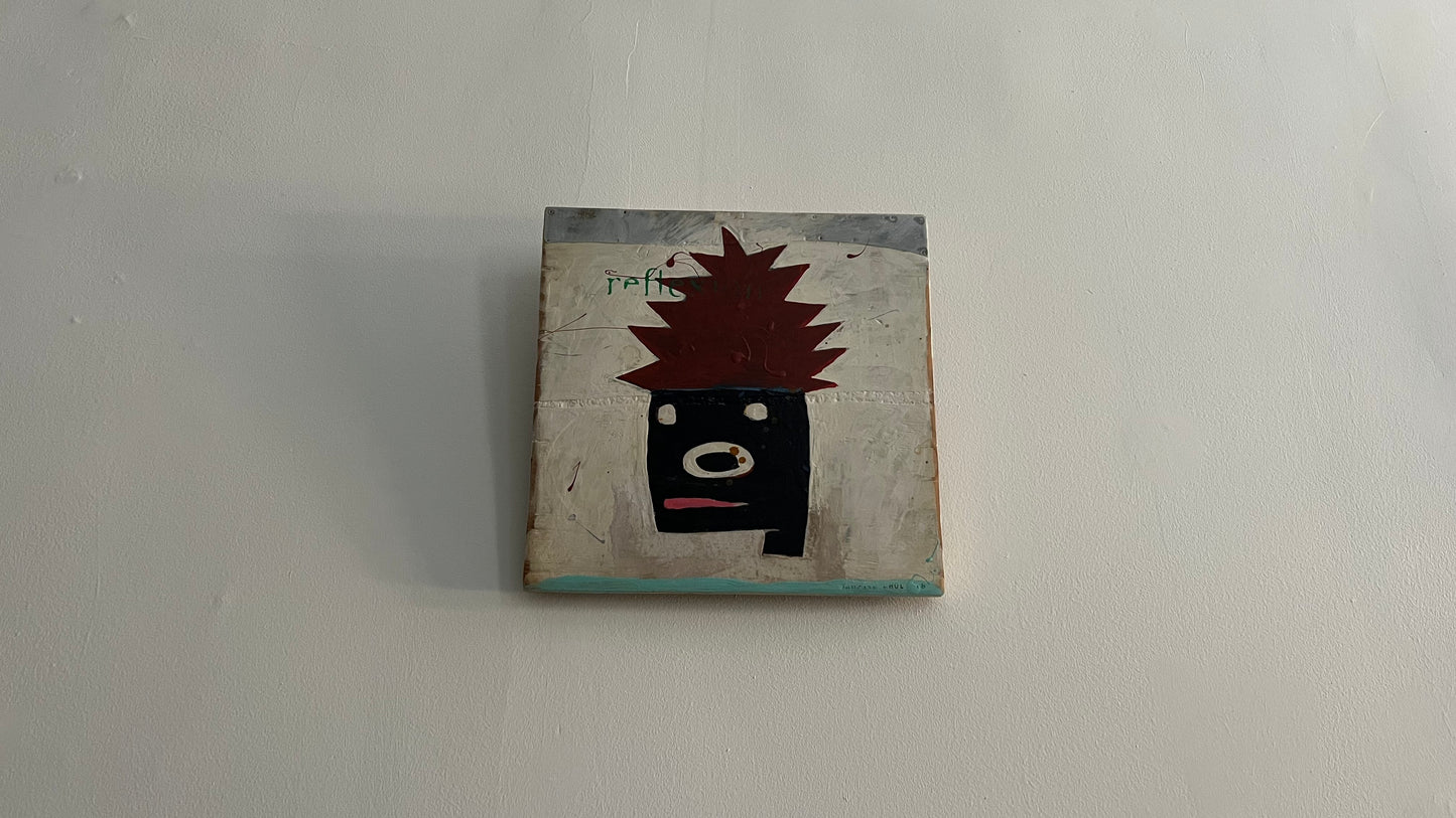 "Headroom" by John Nelson (mixed media on board)