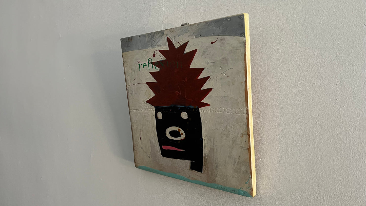 "Headroom" by John Nelson (mixed media on board)