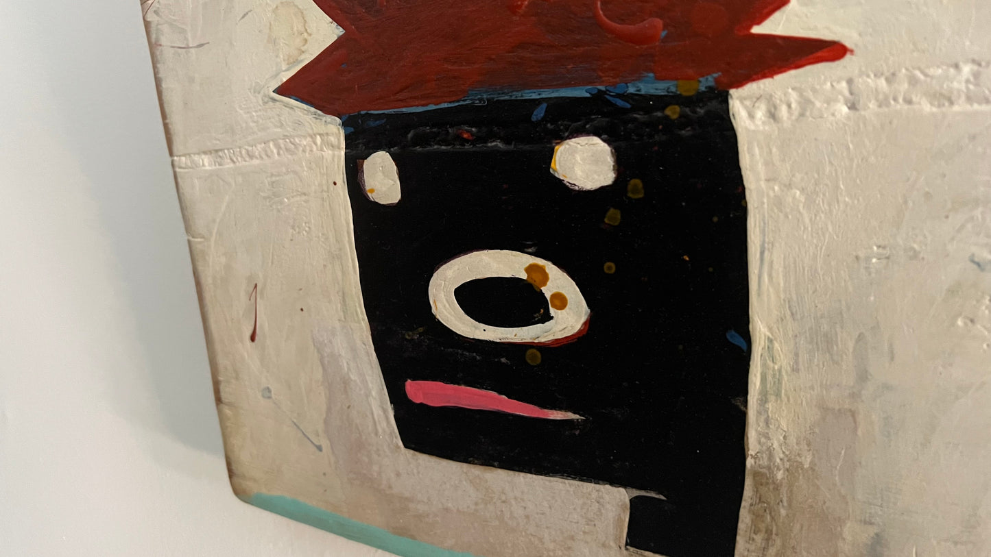 "Headroom" by John Nelson (mixed media on board)