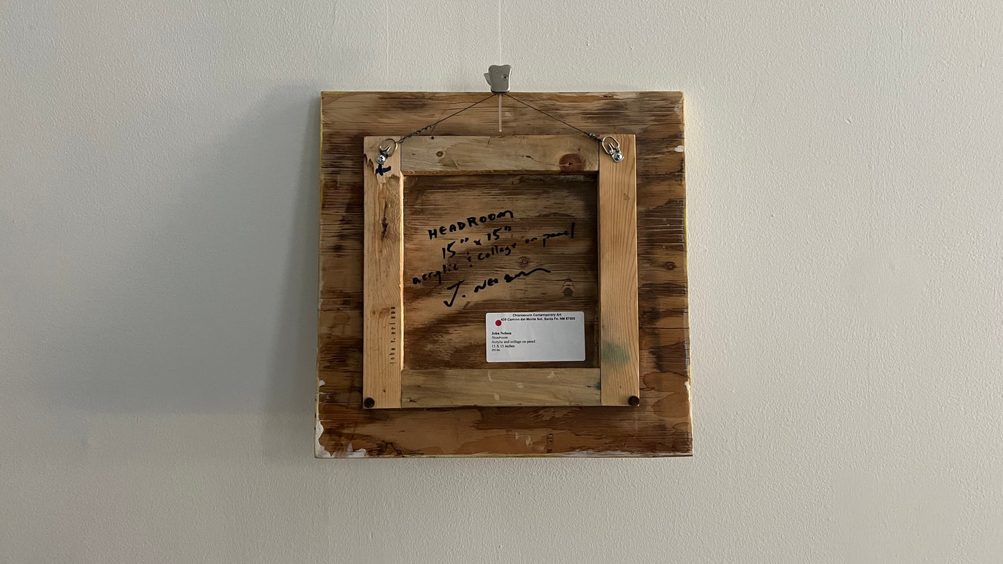 "Headroom" by John Nelson (mixed media on board)