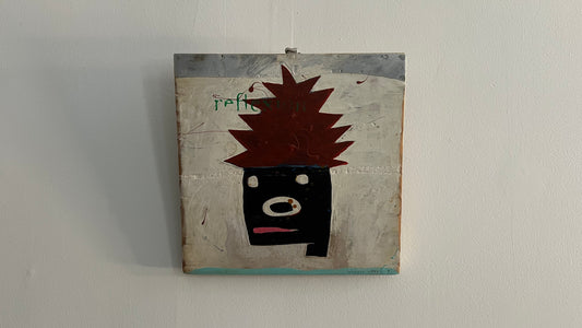 "Headroom" by John Nelson (mixed media on board)