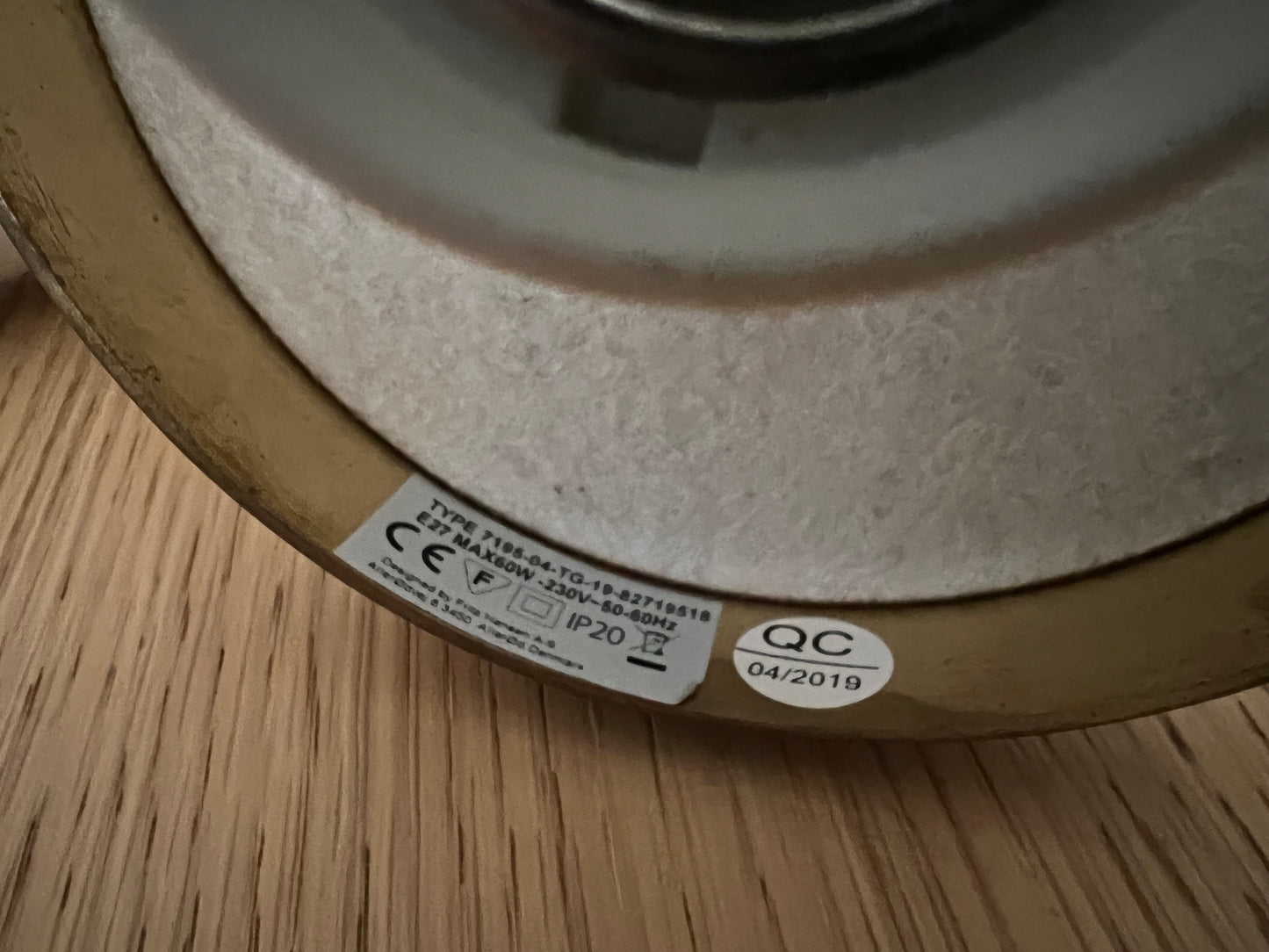 PM-02 Table Lamp by Paul McCobb re-edited by Fritz Hansen