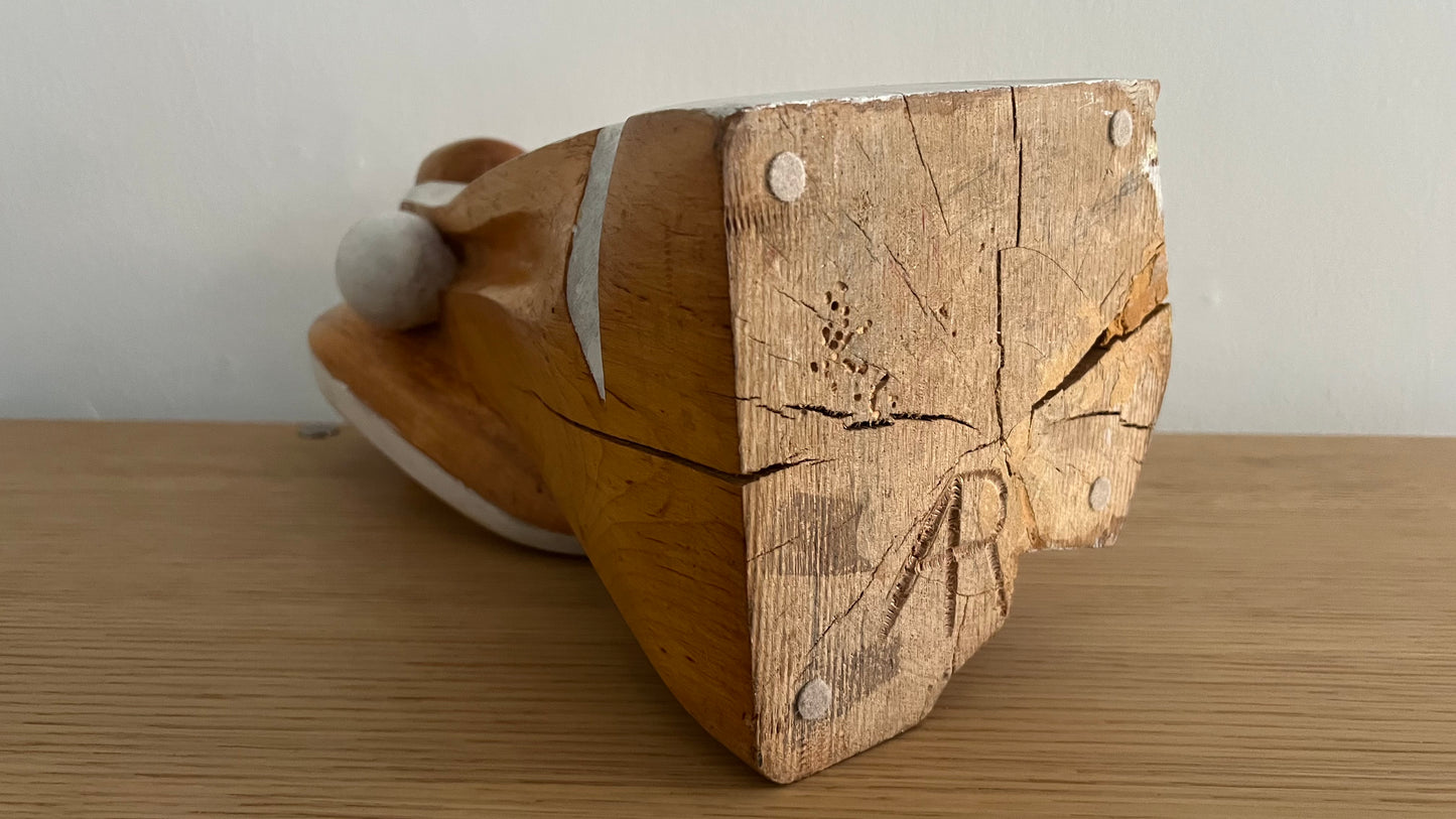 Primitive Free Form Sculpture, Signed AR