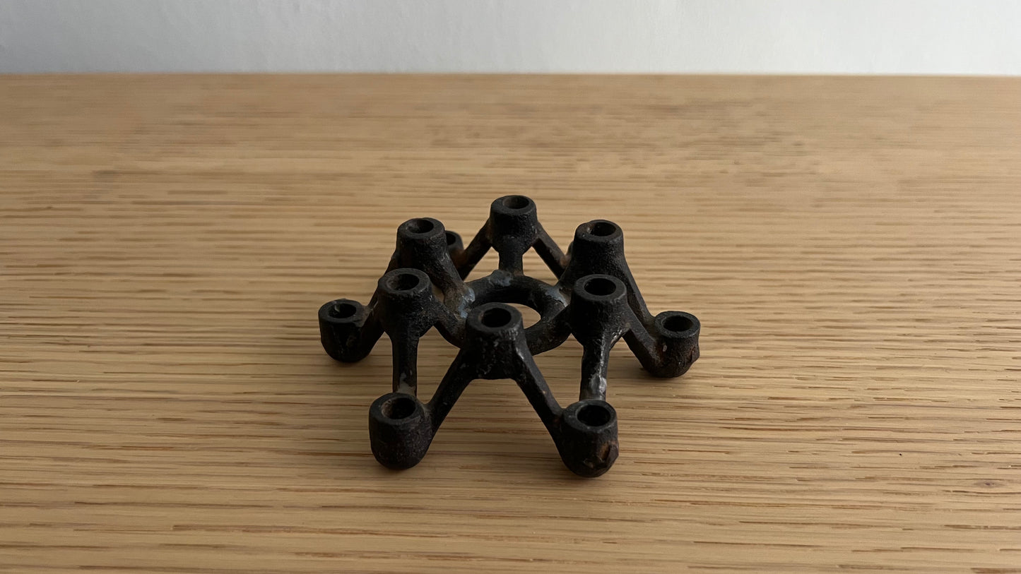Japanese Iron Candle Holder attributed to Dansk