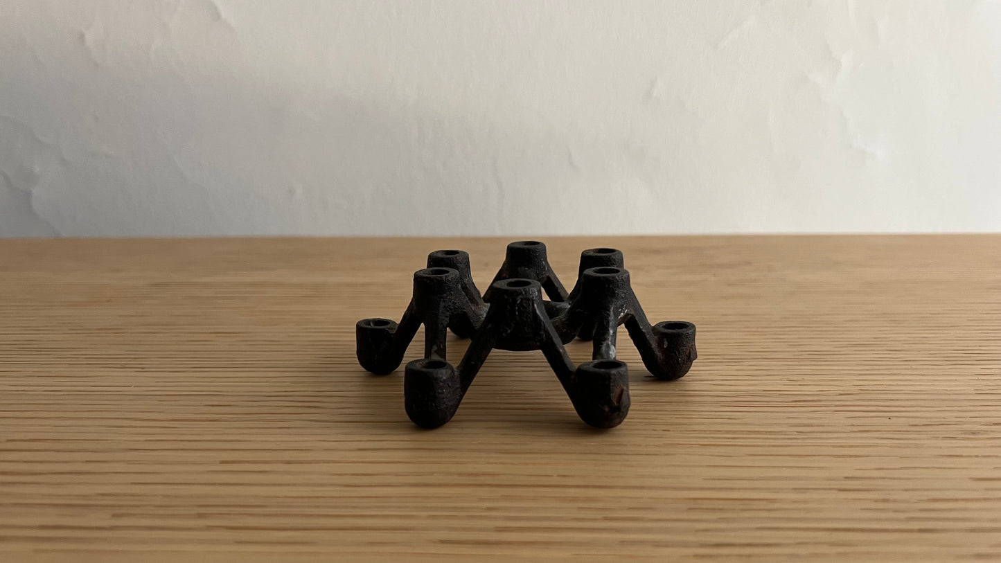 Japanese Iron Candle Holder attributed to Dansk