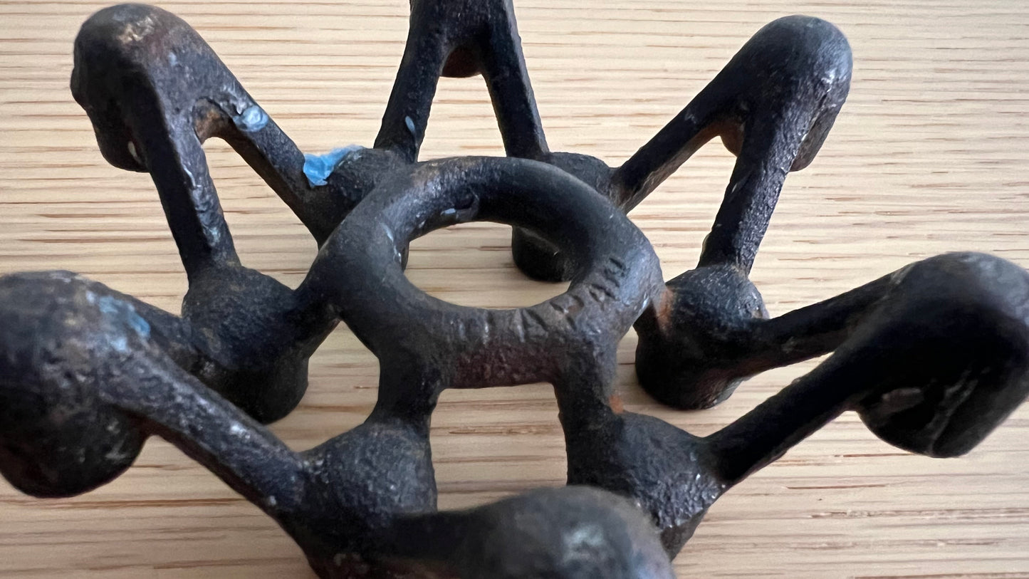 Japanese Iron Candle Holder attributed to Dansk