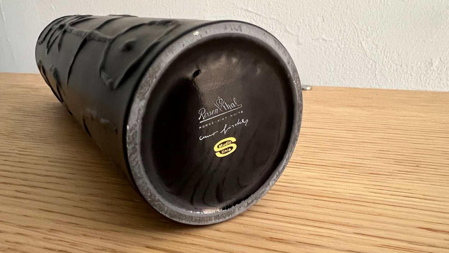 Abstract Glyphs Vase by Cuno Fischer for Rosenthal Studio Line