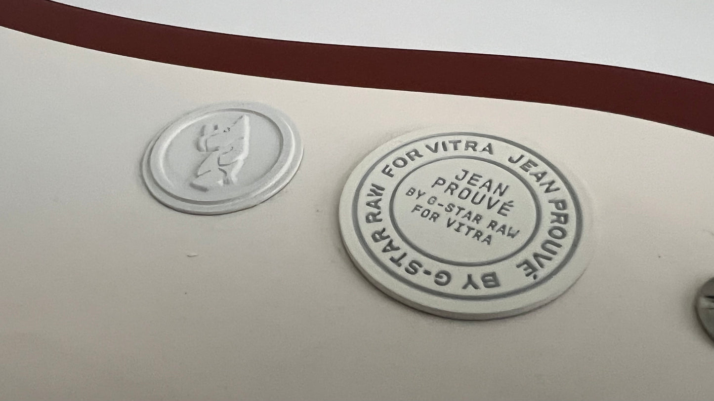 Prouvé Raw Tabouret 307 Stool by Jean Prouvé and G Star Raw for Vitra